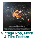 Vintage Pop, Rock & Film Posters 