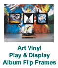 Art Vinyl Play & Display Album & 12" Flip Frames