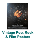 Vintage Pop, Rock & Film Posters 