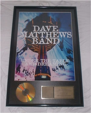 Click here to buy the Dave Matthews award