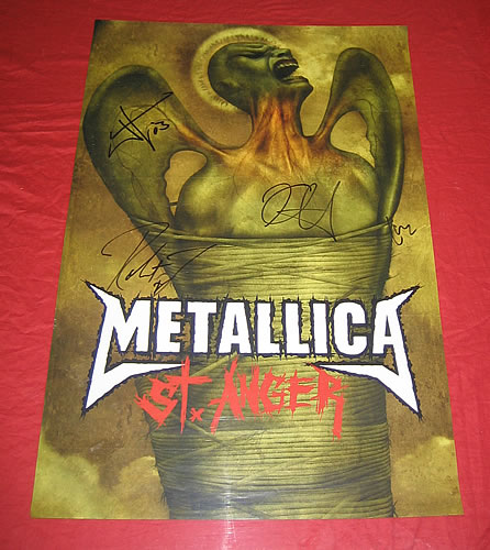 Click here to buy the signed Metallica poster