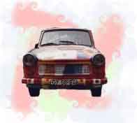 U2 Zoo TV tour painted Trabant